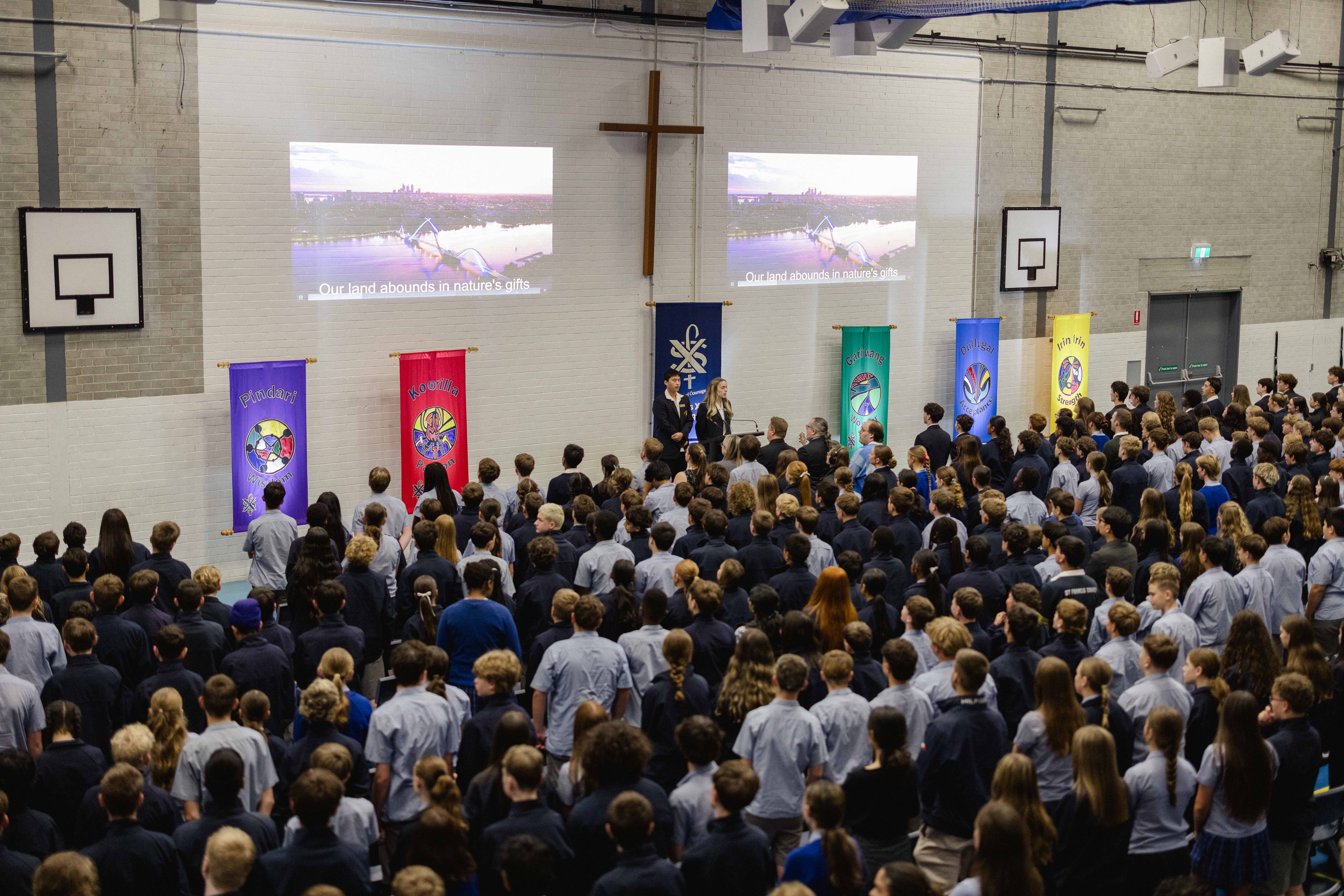 National Anthem at SFX assembly